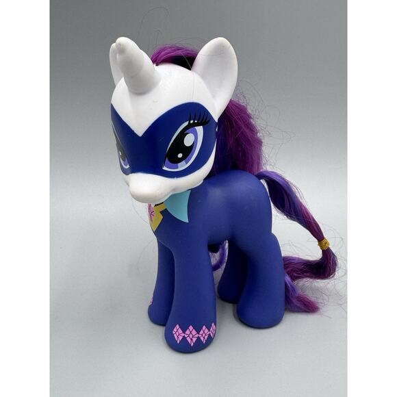 2010 MLP Hasbro My Little Pony Rarity Unicorn Power Ponies Radiance 5.5” - Picture 1 of 8